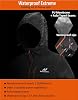 Chaqueta impermeable ligera con capucha para hombre NORDIC OUTLAND, cortavientos transpirable para senderismo en montaña 5