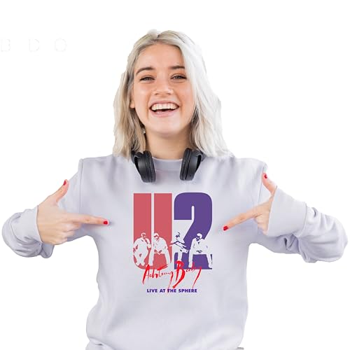 U2-UV Sphere Sweatshirt and Hoodie, Sphere Las Vegas Hoodie,U2 Sphere Merchandise,U2 Sphere Las Vegas Sweatshirt Black,white4