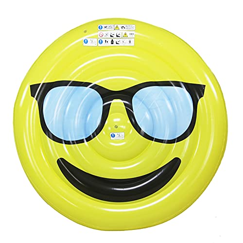 SuperFlotadores Colchoneta Emocool Inflable para Agua Piscina y Playa. Hinchables chulos para el Verano Cover