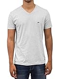 Muster: Logo Lacoste Herren TH2036-00 T-Shirt, Grau (Silver Chine CCA), Medium (Herstellergröße: 4)