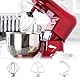 Küchenmaschinen Zubehör-Set, 3-teiliges Kitchen Aid Zubehör aus Edelstahl mit K45WW Schneebesen, K45DH Knethaken und K45B Flachrührer Zur Herstellung einer Vielzahl Köstlicher Speisen wie Kuchen
