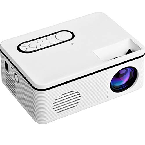 WiFi Beamer Bluetooth,Bluetooth Verbindung Ultra 1080P Full HD,Projektor WiFi Androidsmartphone Mac Laptop PC,Weiß