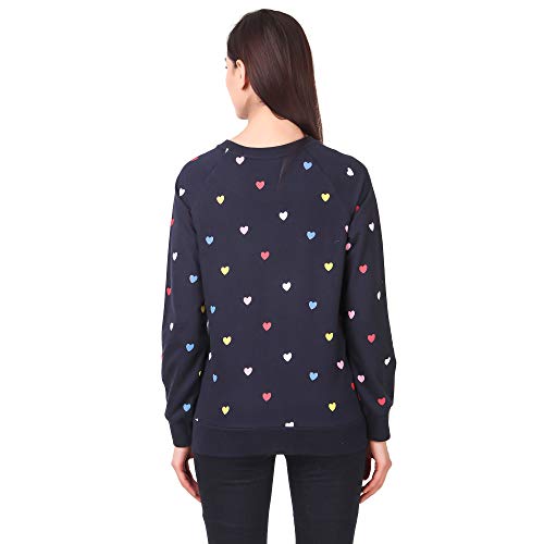 Image of Stories.Label Women Sweatshirt Full Sleeve | 100% Cotton Printed Winter Wear for Women | Casual Round Ribbed Neck Pullover Graphic Sweatshirt Tops | Regular & Plus Size (S-5XL)