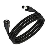5,5 mm × 2,5 mm Buchse auf Stecker, 1,8 m 14 AWG DC Strom-Verlängerungskabel, geeignet für Überwachungskameras, tragbare Powerbanks und Büroausrüstung; geeignet für den Innen- und Außenbereich