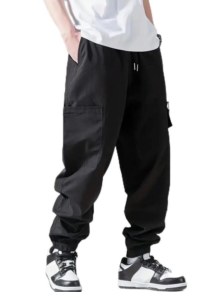 Pantalon cargo léger Générique pour homme coupe droite confortable