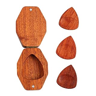 Support de médiators, étui portable en bois avec 3 pics en bois, étui de rangement robuste pour les médiators Accessoires de guitare Cadeaux pour les guitaristes - Les Beatles, Paul McCartney, John Lennon, RIngo Starr, George Harrison Support de médiators, étui portable en bois avec 3 pics en bois, étui de rangement robuste pour les médiators Accessoires de guitare Cadeaux pour les guitaristes – Image 7