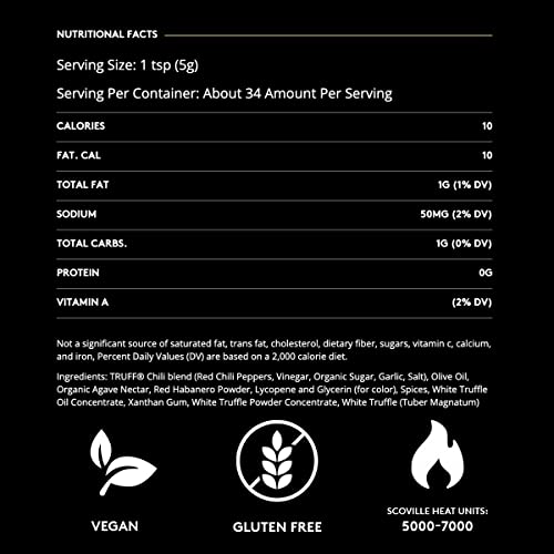 Image of TRUFF Hot Sauce with White Truffle and Jalapeno, More Heat and Agave Nectar, 6 oz (Pack of 3)