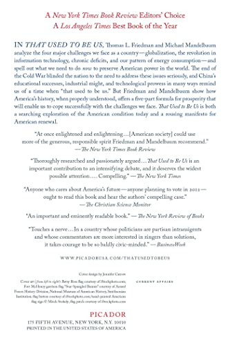 That Used to Be Us: How America Fell Behind in the World It Invented and How We Can Come Back