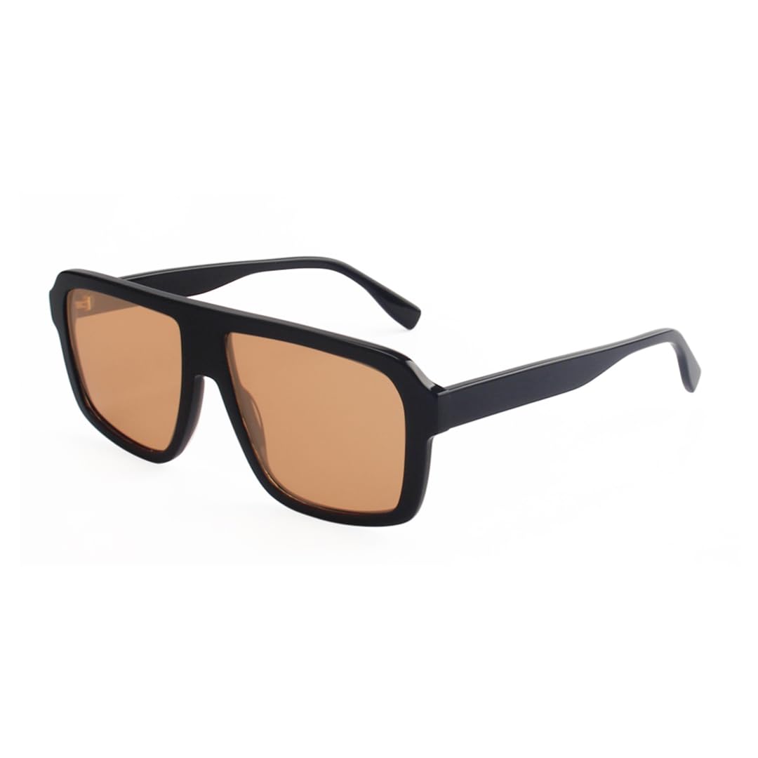 Lunettes de soleil en acétate verres UV400 tendance mode mixte