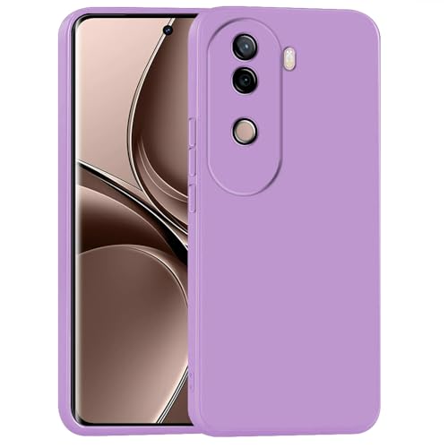 Image of Back Cover for Vivo V40e 5G / iQOO Z9s 5G | Full Camera Protection | Premium Liquid Silicon Case | Flexible Bumper Case for Vivo V40e 5G / iQOO Z9s 5G (Purple)