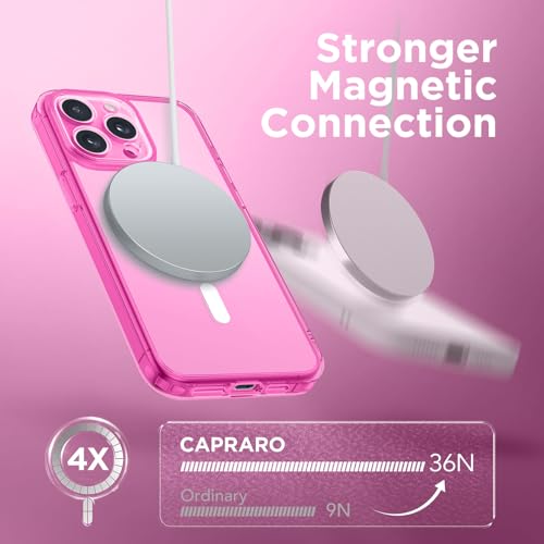 Coque iPhone 13 Pro Max magnétique fine translucide mate compatible MagSafe néon