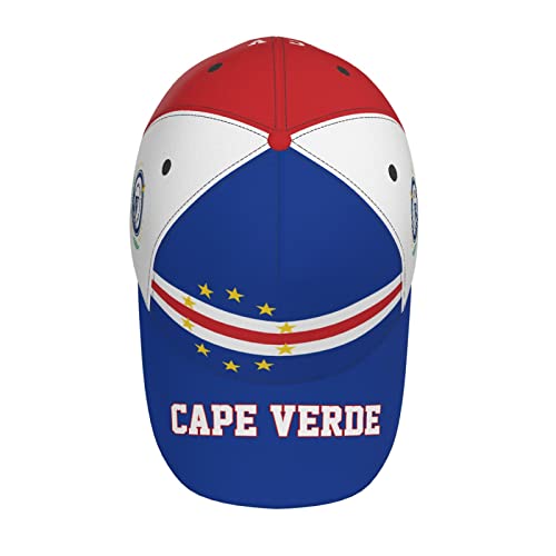 Gorra de béisbol con bandera de Cabo Verde para hombres miniatura 3
