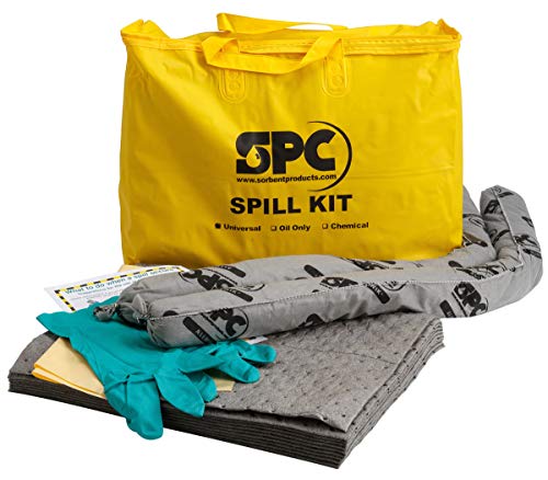 Brady USA SKA-PP Brady SPC Allwik High-Viz Yellow Economy Portable Spill Kit, Plastic, 1" x 19" x 15"