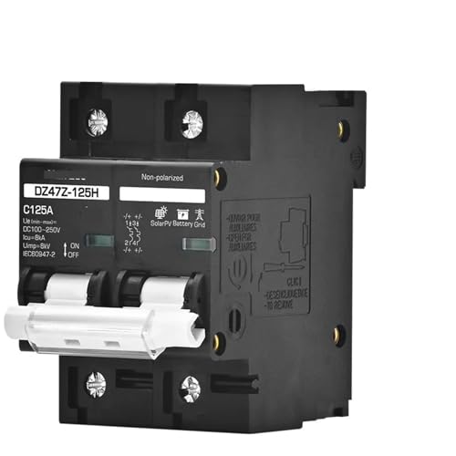Disjoncteur bipolaire CC 150A pour sécuriser vos installations solaires de 260V à 500V