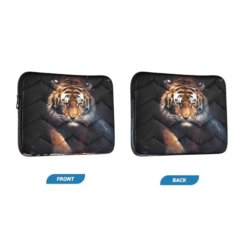 Funda para laptop negra Wild Tiger para 13-14 pulgadas miniatura 2