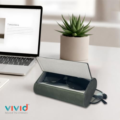 Image of VIVID Unisex Specs Magnetic Eyewear Dabbi Faux Leather Hard Case Cover