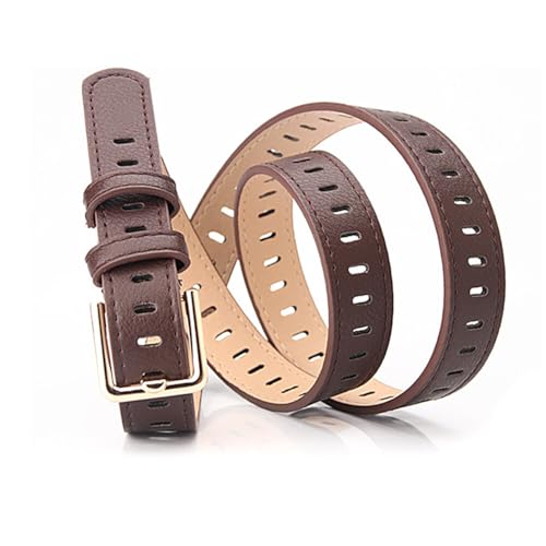 Waist Belt, Vintage Leather Jeans Belt, Women Fashion Belt for Pant, Multiple Holes Belt PU Belt Fashion & Classic Designs fo4