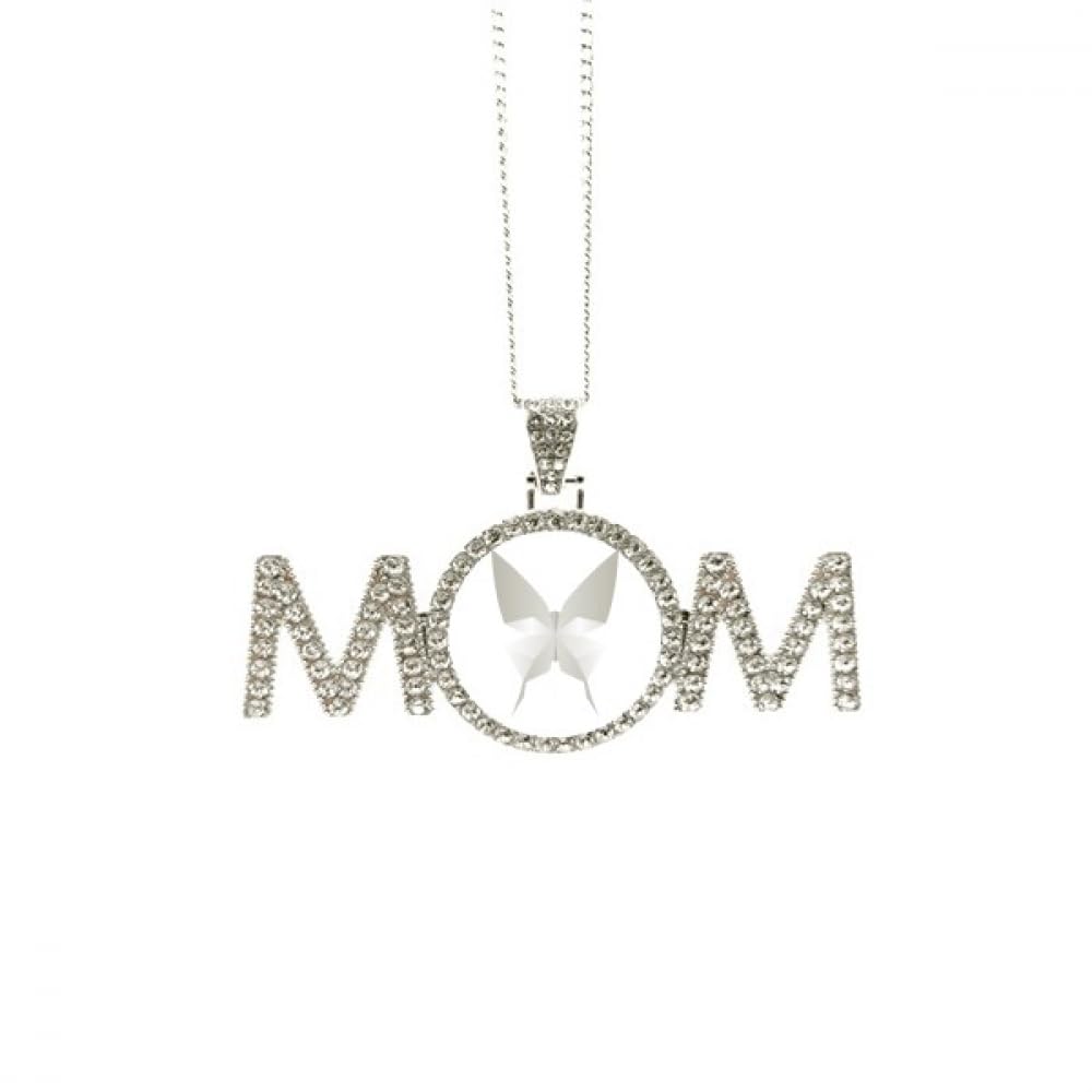 Collier origami blanc pendentif anniversaire maman idée cadeau