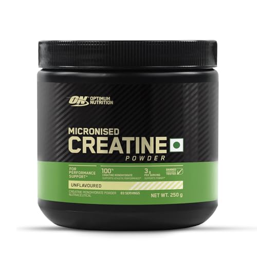 Optimum Nutrition (ON) Micronized Creatine Powder - 250 Gram, 83 ...