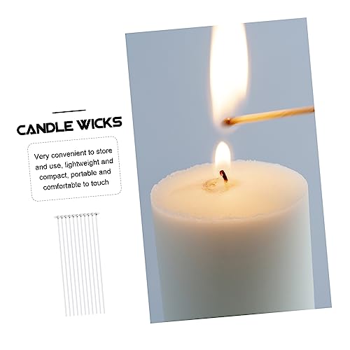 Pabilos de algodón para velas 100pcs para hacer velas DIY miniatura 4