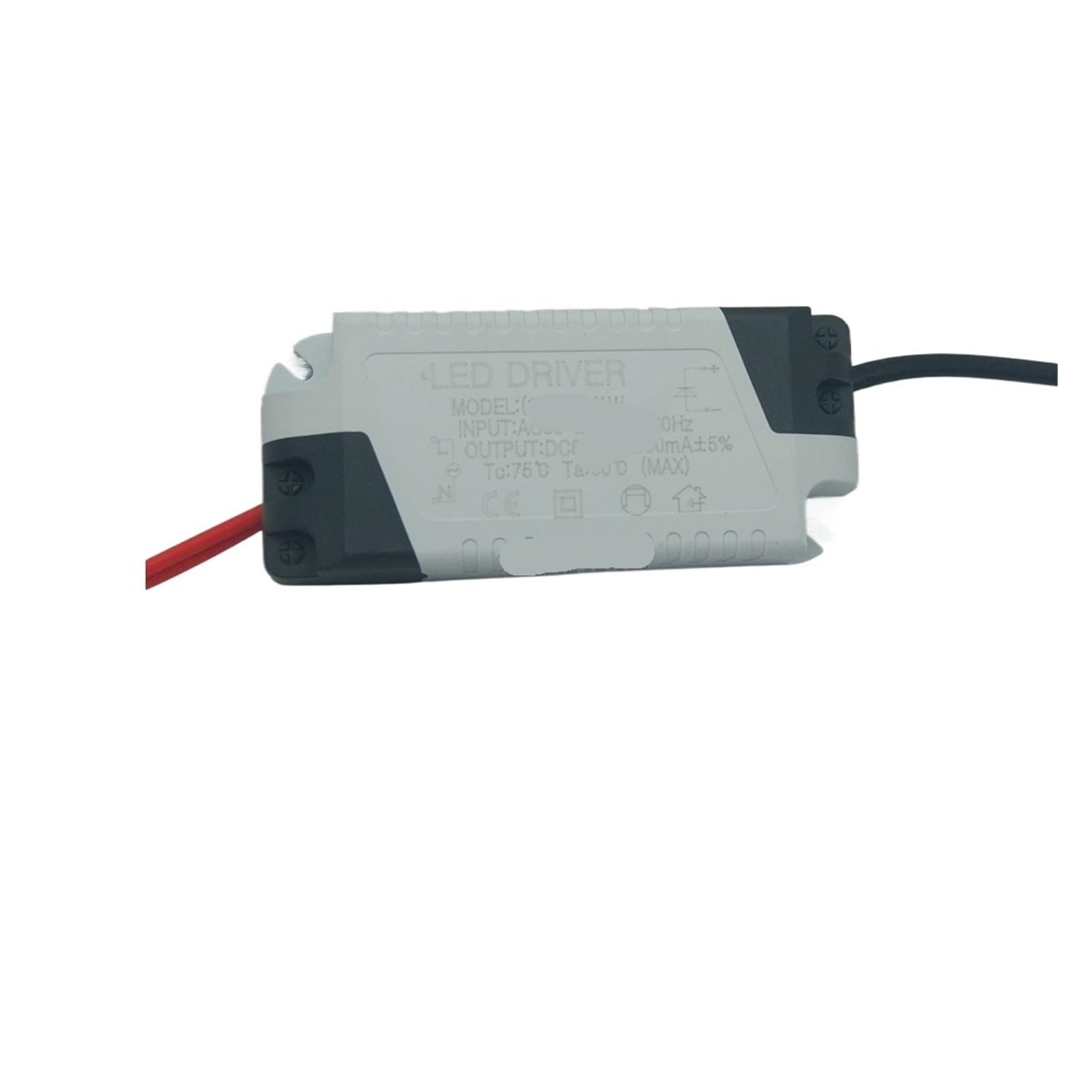 Pilote à Courant Constant LED 300mA Transformateur de Lumière Puissance 18-24W AC85-265V