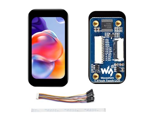 Wonrabai �^�b�`�p�l���t��1.45�C���`LCD�f�B�X�v���C���W���[���A�}�C�N��LCD�f�B�X�v���C�A172x320�𑜓x�AIPS�ASPI�AI2C�ʐM�A262K�f�B�X�v���C�J���[�ARaspberry Pi�AESP32 S3�APico�ȂǂɑΉ��B