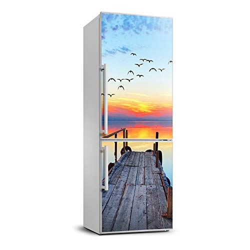 Pegatinas de pared y refrigerador Tulup autoadhesivas de madera 2