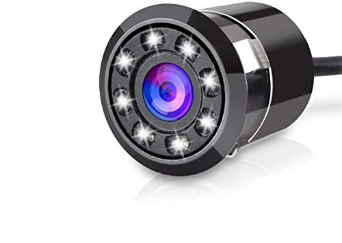AUTOXYGEN Car Rear View Reverse Parking Camera with Full HD Night Vision 8 LED Waterproof Camera for Indica-V2