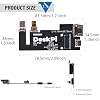 GeeekPi Micro HDMI to HDMI Adapter Board for Raspberry Pi 5 / Pi 4B, Compatible with DeskPi RackMate Accessories 10 inch 1U SBC Rack Shelf