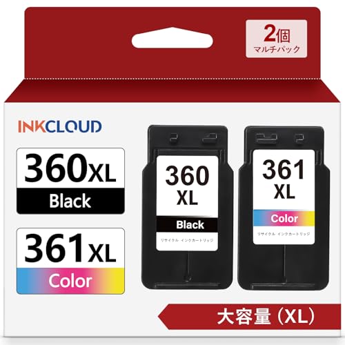 Amazon.co.jp: BC-360XL BC-361XL BC-360 BC-361 キャノン 用 インク