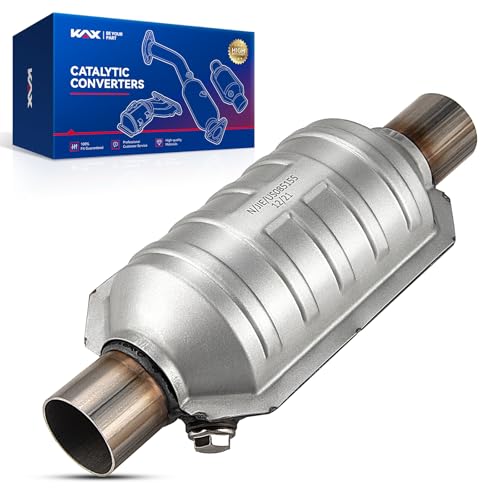 2“ 1pc Catalytic Converter Fit for 2 Inch Inlet/Outlet Universal，Automotive Replacement Catalytic Converters