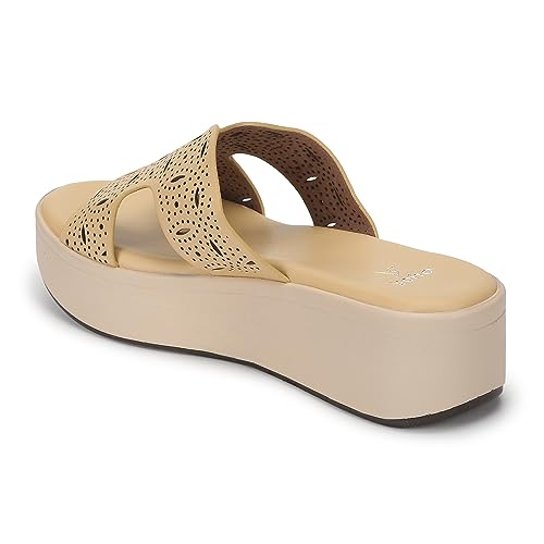 Image of YOHO Comfortable Wedges For Women | Latex Cushioning | Stylish & All Purpose | Vibrant Color | Travel Friendly | Modern Design