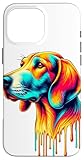 Photo Gallery dripping paint art english foxhound custodia per iphone 16 pro max Photo Gallery dripping paint art english foxhound custodia per iphone 16 pro max