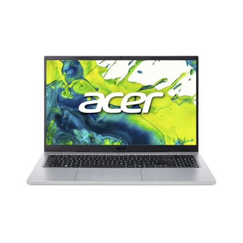 acer Aspire Go 15 AG15-72P, Ordenador Portátil 15.6' Full HD IPS (Intel Core 5 120U, 16 GB RAM, 512 GB SSD, Intel Graphics, Sin Sistema Operativo), Plata, Teclado QWERTY Español