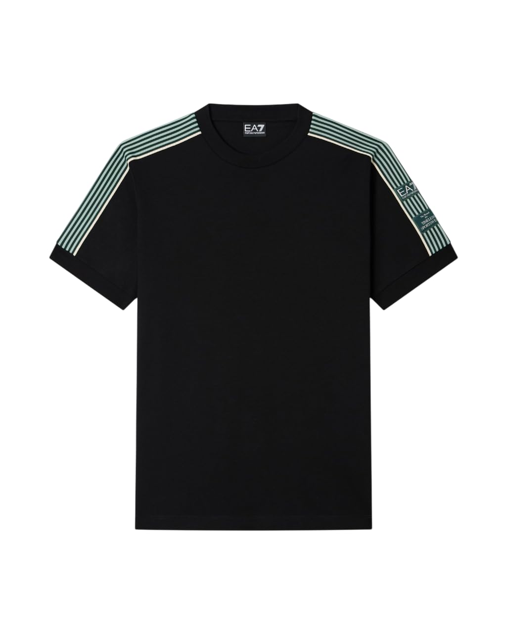 Emporio Armani Ea7 Men's Black Short Sleeve T-Shirts