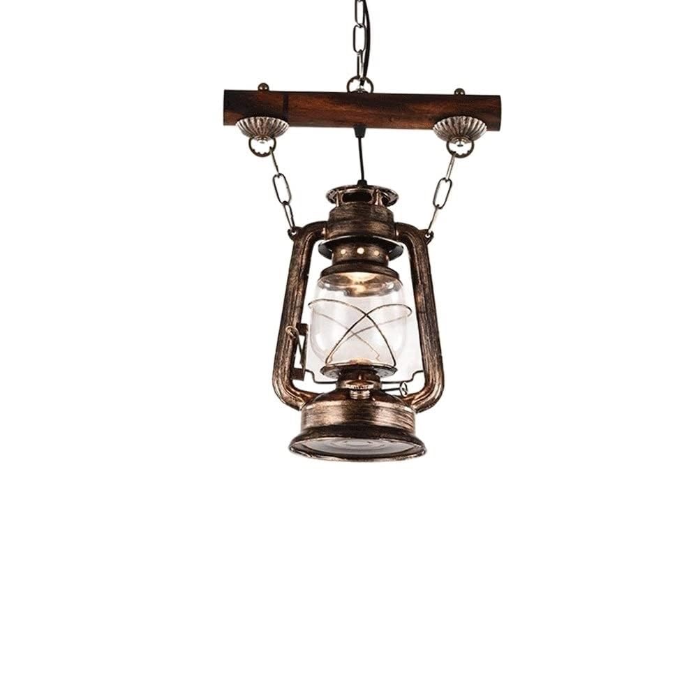 Candelabro de techo vintage HAZARA estilo lámpara de queroseno 8