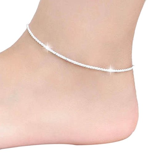 Preisvergleich Produktbild Tonsee Hanf Seil Damen Kette Knöchel Armband Sandale barfuß Fuss Schmuck