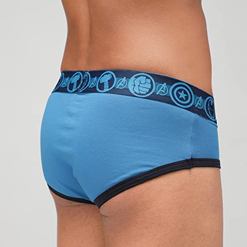 Image of Zoiro Men Cotton Blend Printed Marvel Brief Pack of 2 |Colours May Vary