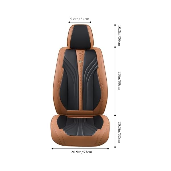 FLORICH Seat CoversFull Set, 5 Seats Universal Seat Covers for Cars, Nappa Leather Auto Seat Protectors, Front and Rear Seat Protector Car Seat Cushions Automotive Vehicle Cover for SUV Pick-up Truck - Image 5
