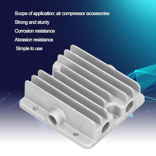 Air Compressor Cylinder Head, Compressor Head Vacuum Pump Cylinder Cover - Image 2