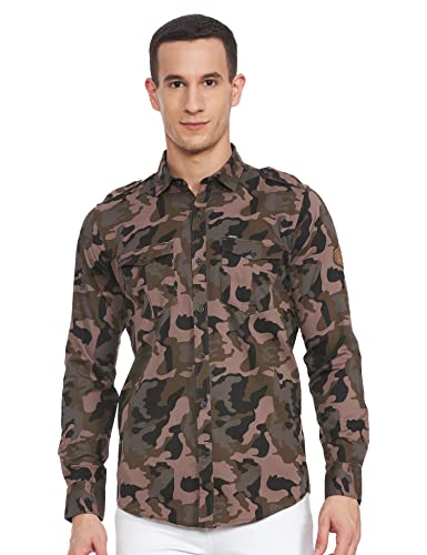 Image of Monte Carlo Men's Solid Regular Fit Shirt