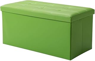 Foot Stool Footrest Storage Stool - Rectangular Folding Bed end Stool Storage Stool Multifunctional Storage Stool Stool Changing his Shoes Stool seat 85L (76 * 3