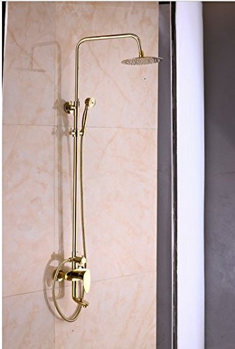 Ultra pommeau de douche mural Gowe avec robinet mitigeur baignoire poignée simple