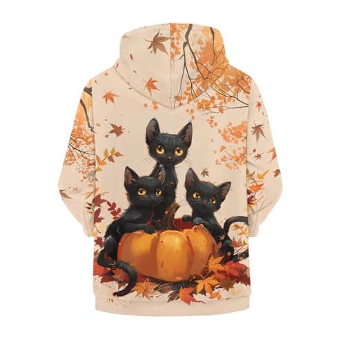 Image of Coloranimal Unisex Girls Boys Long Sleeve Casual Hoodies & Sweatshirts Tops Kids Zip Up Jacket Coat Age 6-16 Year