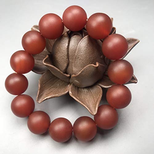 Bracelet Brangle Agate Rouge Tibétain : Évitez les Contrefaçons avec la Perle Dzi Originale