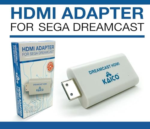Kaico Dreamcast HDMI Adapter, Plug & Play Converter with VGA & RGBS Support - 2