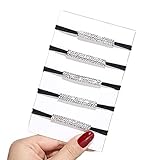 Xiwstar 10Pcs Women Girls Hair Ties Rhinestone Elastic Black Hair Bands Scrunchies Ponytail Holder Hair Accessories