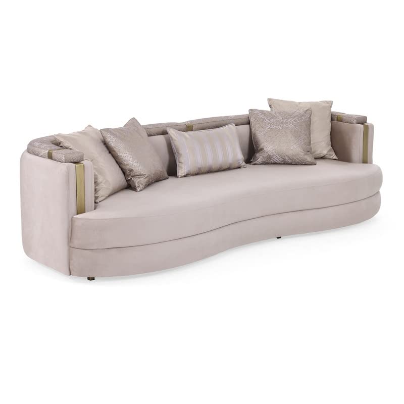 homes r usComo 3-Seater Sofa 92 x 90 x 75 Beige