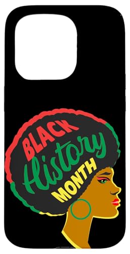 Black History Month Melanin Girl Magic Brown Queen �����p �y���� �X�}�z�P�[�X iPhone 15 Pro �p