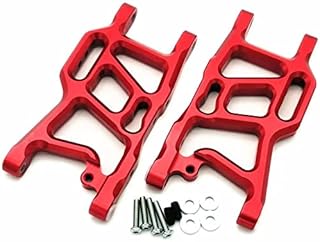 Aluminum Alloy Rear Lower Suspension Arms for ARRMA 1/10 SENTON 6S Replace AR330372 - RED